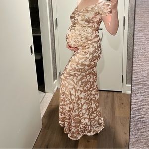 PinkBlush formal maternity gown